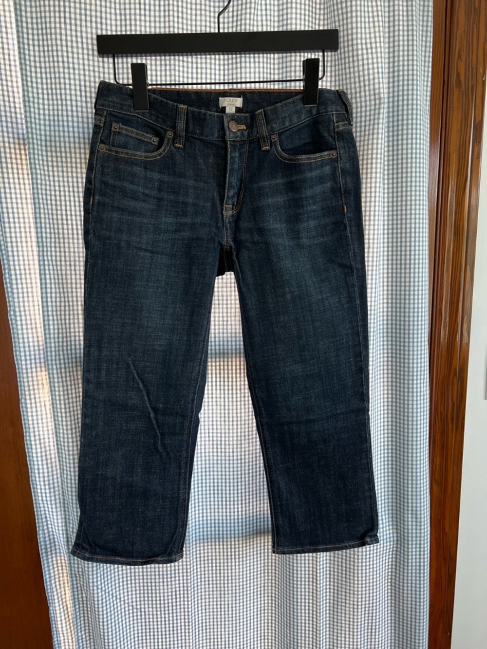 J. Crew Women’s Dark Indigo Straight Jeans